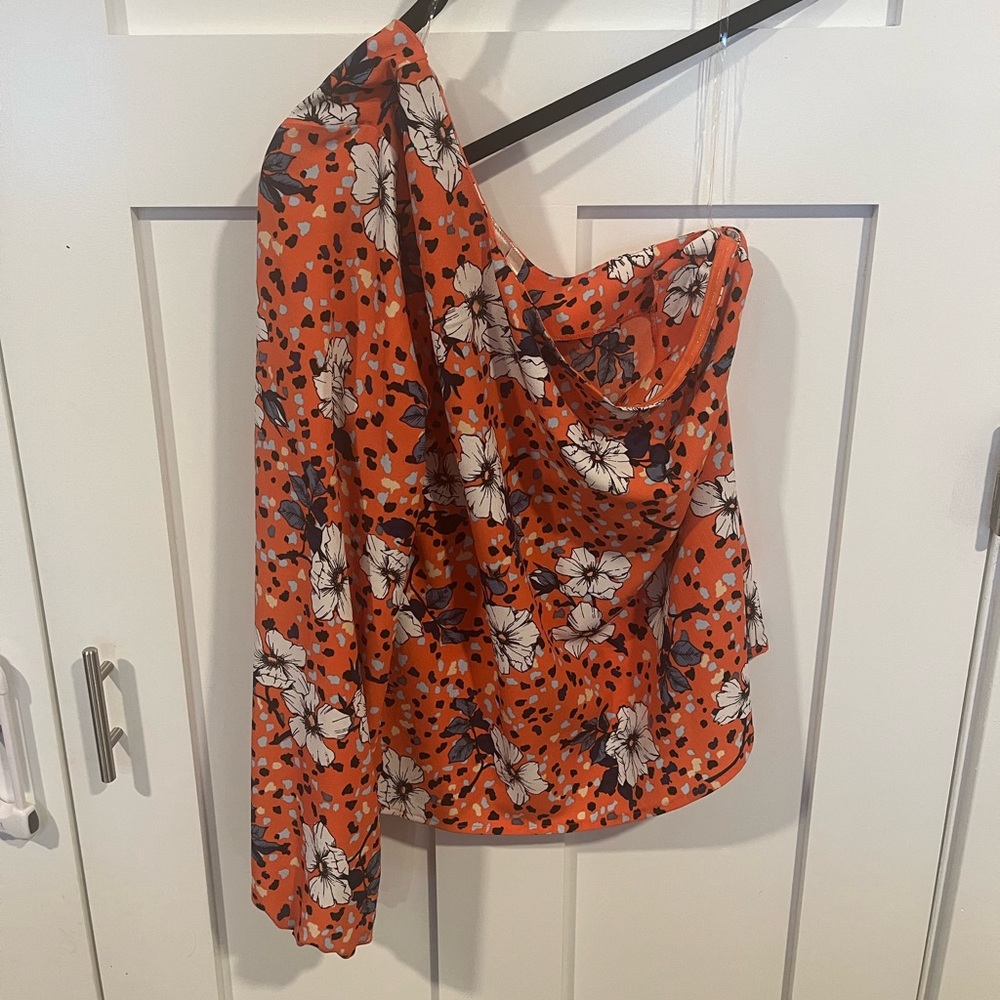 Willow + Root size medium off the shoulder floral top